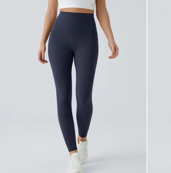 Halara UltraSculp Navy High Waisted Tummy Control Butt Lifting Size 7/8 NWT - Picture 1 of 10